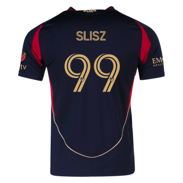 adidas Bartosz Slisz Atlanta United Home Jersey w/ MLS Patches 25/26 (Red/Black)