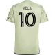 Adidas LAFC Carlos Vela Away Jersey w/ MLS + Apple TV Patches 24/25 (Magic Lime)