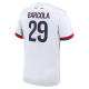 Nike Paris Saint-Germain Authentic Bradley Barcola Away Jersey 24/25 (White/Midnight Navy)