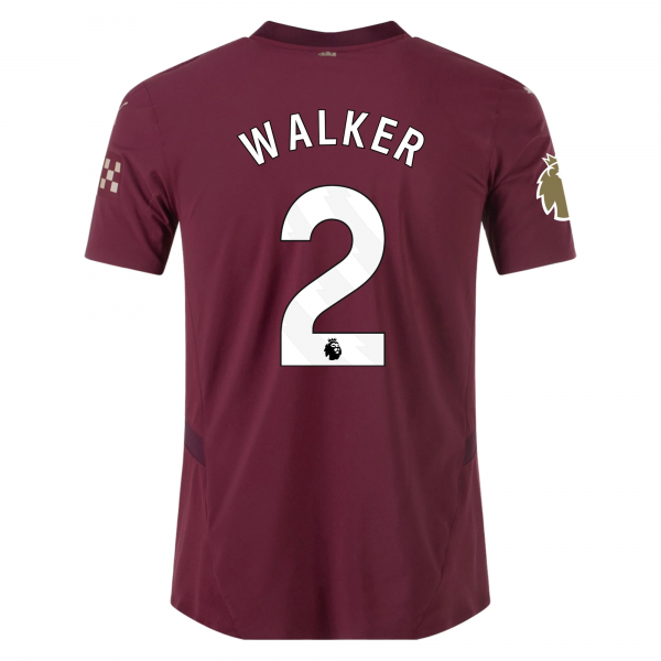Puma Manchester City Kyle Walker Third Jersey w/ EPL + Club World Cup Patch 24/25 (Dark Jasper)