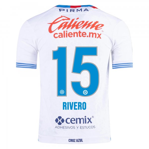 Pirma Ignacio Rivero Cruz Azul Away Jersey 24/25 (White/Blue)