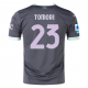 Puma AC Milan Fikayo Tomori Third Jersey w/ Serie A Patch 24/25 (Shadow Gray/Fresh Mint)