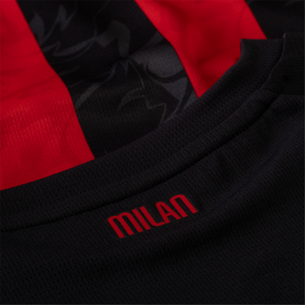 Puma AC Milan 25/26 Long Sleeve Home Jersey (Red/Black)