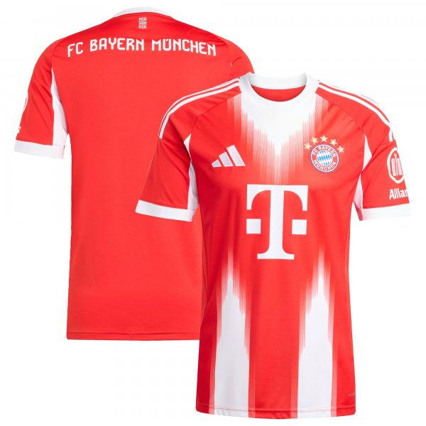 Bayern Munich adidas 2025/26 Home Replica Jersey - Red