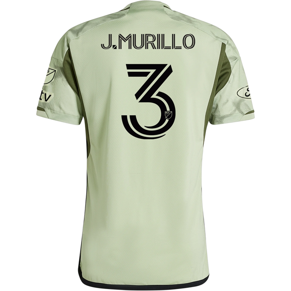 adidas LAFC Jesús Murillo Away Jersey w/ MLS + Apple TV + Ford Patches 24/25 (Magic Lime)