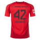 adidas Bayern Munich Jamal Musiala Home Jersey w/ Bundesliga Patch 24/25 (Red/Black)