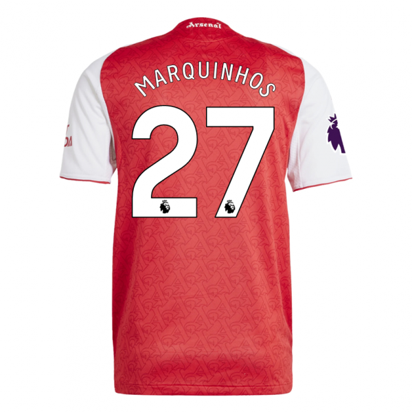 adidas Marquinhos Arsenal FC Home Jersey 25/26 w/ EPL Patch (Better Scarlet/White