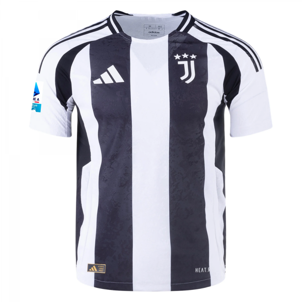adidas Juventus Authentic Gleison Bremer Home Jersey w/ Serie A Patch 24/25 (White/Black)