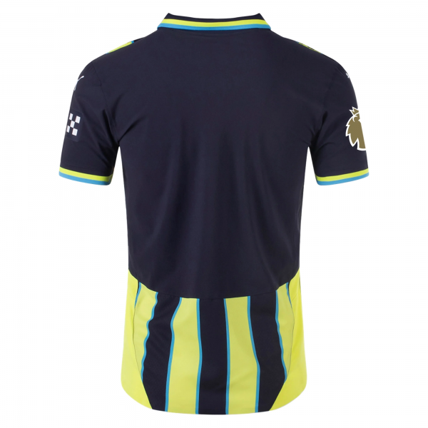 Puma Manchester City Away Jersey w/ EPL + Club World Cup Patch 24/25 (New Navy/Yellow Glow)