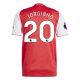 adidas Jorginho Arsenal FC Home Jersey 25/26 w/ EPL Patch (Better Scarlet/White
