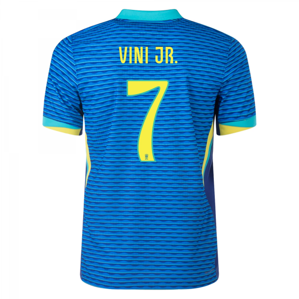 Nike Brazil Vini Jr. Away Jersey 24/25 Soar/Dynamic Yellow)
