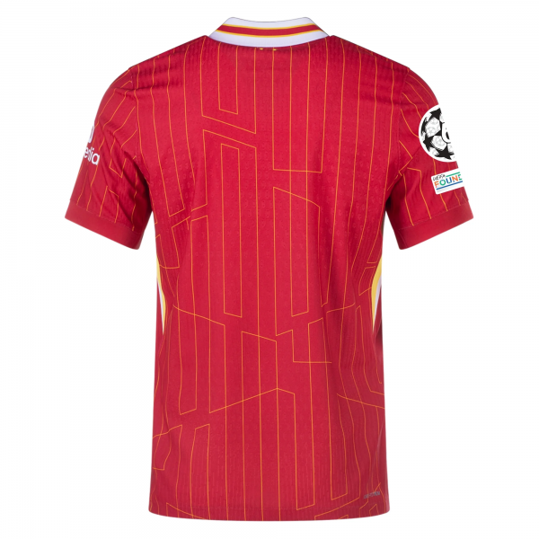 Nike Liverpool Match Home Jersey w/ Champions League Patches 24/25 (Gym Red/Chrome Yellow)