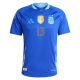 adidas Argentina Cristian Romero Away Jersey 24/25 (Lucid Blue/Blue Burst)