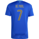 adidas Argentina Rodrigo De Paul Away Jersey 24/25 (Lucid Blue/Blue Burst)