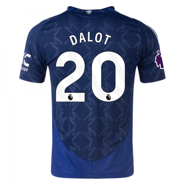 adidas Manchester United Diogo Dalot Away w/ EPL Patch 24/25 (Night Indigo)