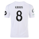 adidas Real Madrid Toni Kroos Home Jersey w/ Champions League Patches 24/25 (White/Black)