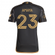adidas Frankie Amaya LAFC Home 2025 Jersey w/ MLS + Apple TV + Ford Patches (Black/Gold)