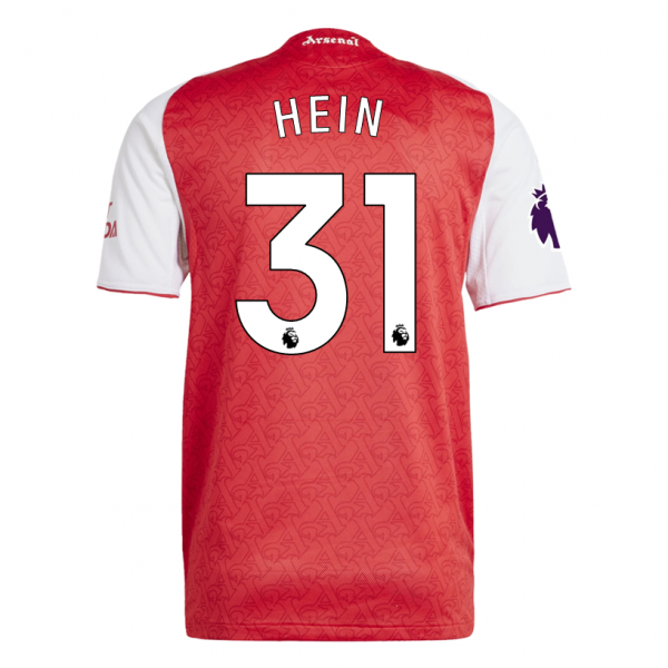 adidas Karl Hein Arsenal FC Home Jersey 25/26 w/ EPL Patch (Better Scarlet/White