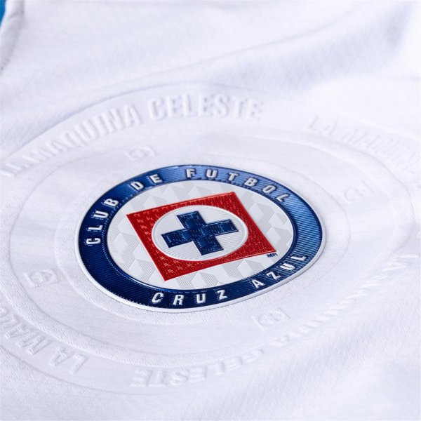 Pirma Omar Campos Cruz Azul Away Jersey 24/25 (White/Blue)