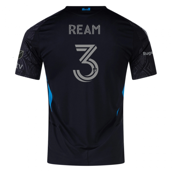 adidas Tim Ream Charlotte FC Away Jersey 25/26 (Black)