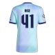 adidas Arsenal Declan Rice Third Jersey w/ Champions League Patches 24/25 (Clear Aqua/Light Flash Purple)