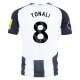 Adidas Newcastle United Sandro Tonali Home Jersey w/ EPL Patch 24/25 (Black/White)