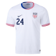 Nike Mens United States Josh Sargent Match Home Jersey 24/25 (White/Obsidian)