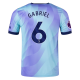 adidas Arsenal Gabriel Third Jersey w/ EPL Patch 24/25 (Clear Aqua/Light Flash Purple)
