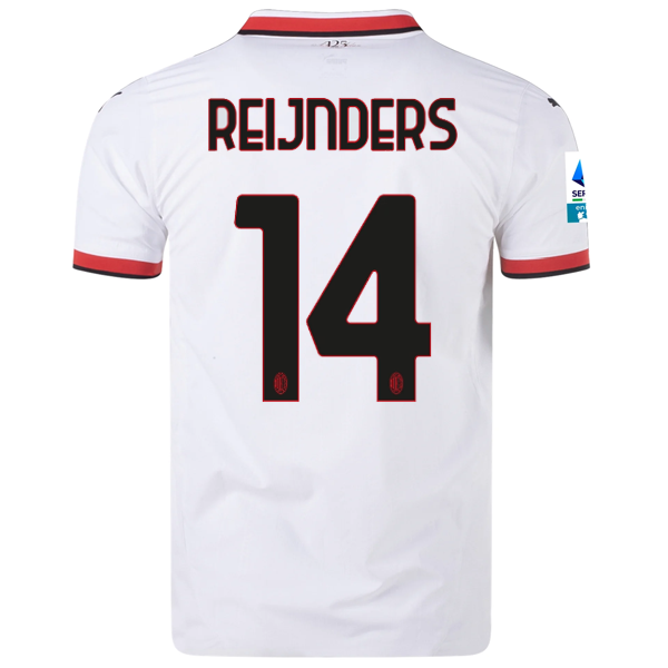 Puma AC Milan Tijjani Reijnders Away Jersey w/ Series A Patch 24/25 (Puma White)