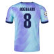 adidas Arsenal Martin Ødegaard Third Jersey w/ Champions League Patches 24/25 (Clear Aqua/Light Flash Purple)