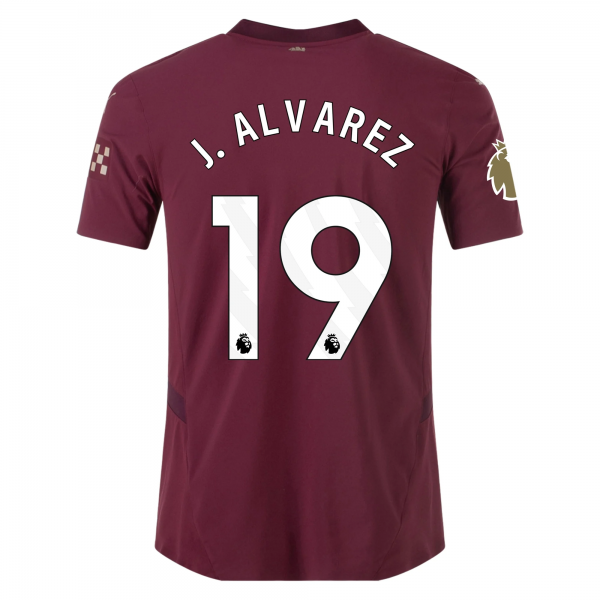 Puma Manchester City Julian Alvarez Third Jersey w/ EPL + Club World Cup Patch 24/25 (Dark Jasper)