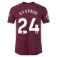 Puma Manchester City Joško Gvardiol Third Jersey w/ EPL + Club World Cup Patch 24/25 (Dark Jasper)