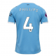 Puma Kalvin Phillips Manchester City Home Jersey 25/26 w/ EPL + Sponsor Patch (Team Light Blue/Puma White)