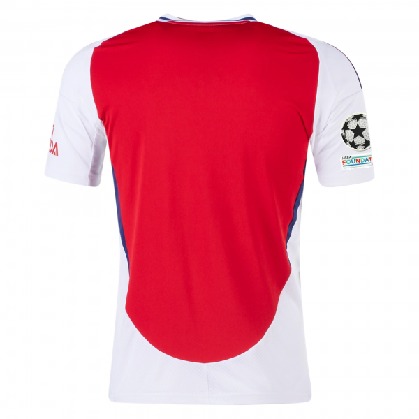 adidas Arsenal Home Jersey w/ Champions League Patches 24/25 (Better Scarlet/White)