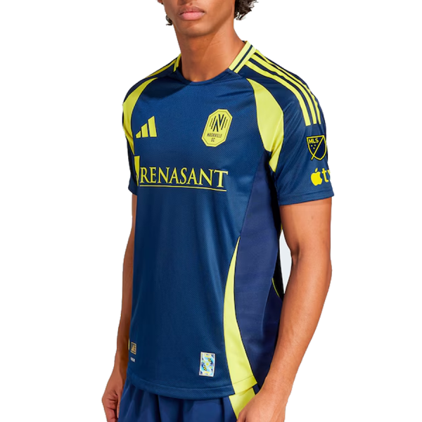 adidas Nashville Away Jersey w/ MLS + Apple TV 25/26 (Tena Blue)