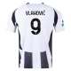 adidas Juventus Dušan Vlahović Home Jersey w/ Serie A Patch 24/25 (White/Black)