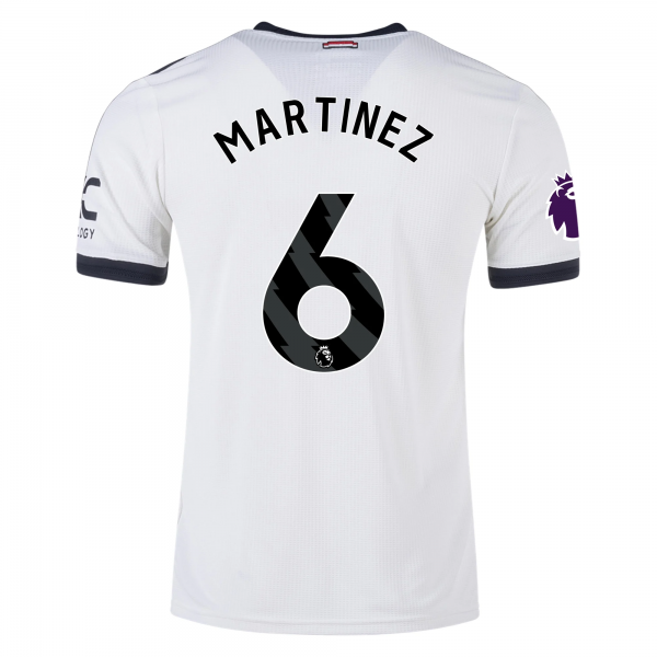 adidas Manchester United Lisandro Martinez Third Jersey w/ EPL Patch 24/25 (Off White)