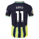 Puma Manchester City Jeremy Doku Away Jersey w/ EPL + Club World Cup Patch 24/25 (New Navy/Yellow Glow)