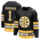 Men's Boston Bruins #1 Jeremy Swayman Black Home Breakaway Player Jersey