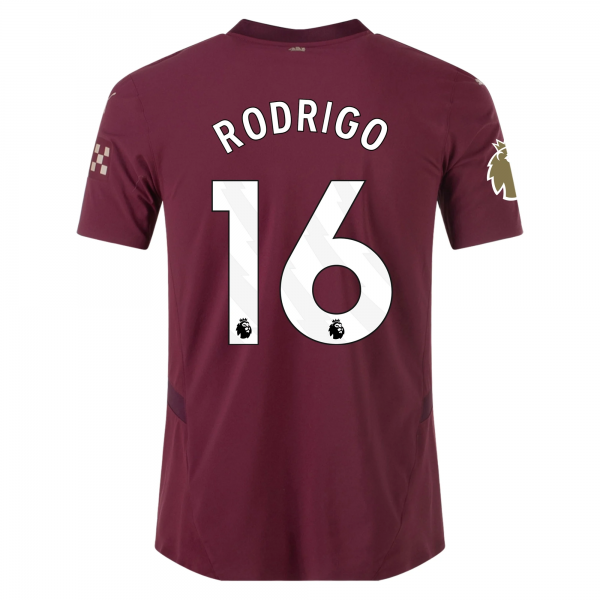 Puma Manchester City Rodrigo Third Jersey w/ EPL + Club World Cup Patch 24/25 (Dark Jasper)