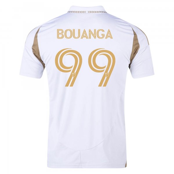 adidas Denis Bouanga LAFC Away Jersey 25/26 (White/Gold)