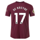 Puma Manchester City Kevin De Bruyne Third Jersey w/ EPL + Club World Cup Patch 24/25 (Dark Jasper)