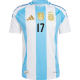 adidas Argentina Alejandro Garnacho Home 24/25 (White/Blue Burst)