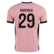 Nike Paris Saint-Germain Bradley Barcola Third Jersey 24/25 (Rust Pink/Black)