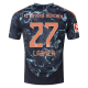adidas Bayern Munich Konrad Laimer Away Jersey w/ Bundesliga Patch 24/25 (Black/Copper/Blue)