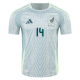 adidas Mens Mexico Erick Gutiérrez Away Jersey 24/25 (Linen Green)