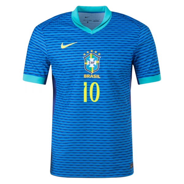Nike Brazil Neymar Jr. Away Jersey 24/25 Soar/Dynamic Yellow)
