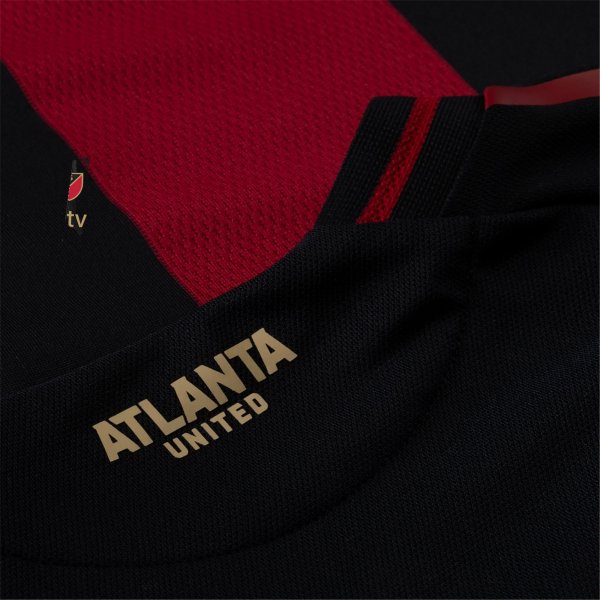 adidas Miguel Almirón Atlanta United Home Jersey w/ MLS Patches 25/26 (Red/Black)
