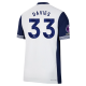Nike Tottenham Ben Davies Home Jersey w/ EPL + No Room For Racism Patches 24/25 (White/Binary Blue)