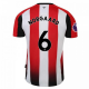 Umbro Brentford Christian N?rgaard Home Jersey w/ EPL Patch 24/25 (Red/White)